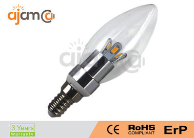 3000K Indoor LED Candle Light Bulbs 280lm Energy Saving 36x104 mm
