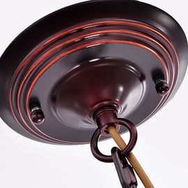 O candelabro de creme 3 do ferro forjado da máscara para baixo mergulha 18 cabeças para casas de campo
