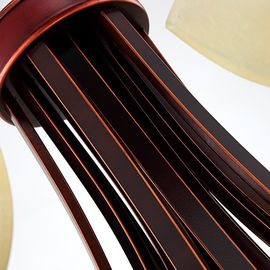 O candelabro de creme 3 do ferro forjado da máscara para baixo mergulha 18 cabeças para casas de campo