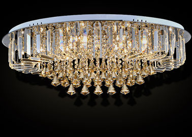 Luzes de teto de cristal luxuosos que cabem, teto original contemporâneo candelabro montado