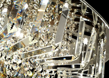 Luzes de teto de cristal luxuosos que cabem, teto original contemporâneo candelabro montado