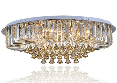 Luzes de teto de cristal luxuosos que cabem, teto original contemporâneo candelabro montado