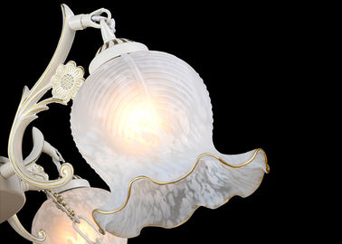 A iluminação moderna do candelabro do estilo de Baroco liga de zinco morre máscara das cabeças da carcaça 3 para baixo