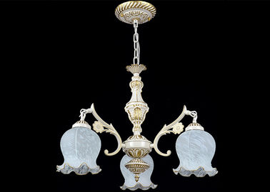 A iluminação moderna do candelabro do estilo de Baroco liga de zinco morre máscara das cabeças da carcaça 3 para baixo