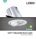 Aqueça brilho alto do diodo emissor de luz branco Downlights do banheiro/cozinha 140 lm/W