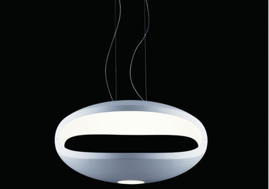 Luzes de suspensão alaranjadas do pendente do espaço do anel para a decoração do hotel