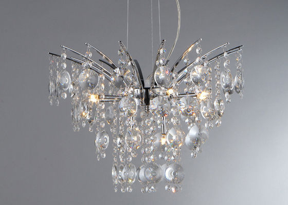 Iluminação moderna do pendente da cozinha/candelabro de cristal que leve G4 x 20W