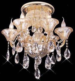O candelabro do diodo emissor de luz do ferro forjado da sala de jantar/banheiro ilumina-se com revestimento dourado