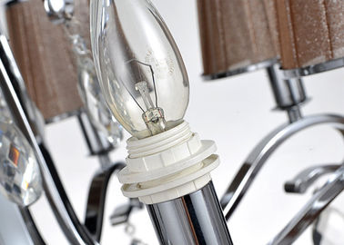 Candelabro de cristal luxuoso retro liga de zinco do hotel/candelabros modernos com máscaras