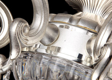 Luz de cristal luxuosa da camada 18 do candelabro 2 do estilo italiano retro e tradicional grande