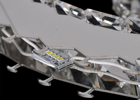 27W conduziu o candelabro K9 de cristal luxuoso moderno para hotéis/sala de visitas