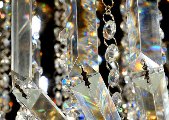 Luzes de teto de cristal luxuosos que cabem, teto original contemporâneo candelabro montado