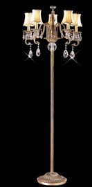 Iluminação de cristal contemporânea de bronze durável do candelabro com diodo emissor de luz do poder superior