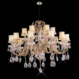 O lúmen alto 18 ilumina a iluminação do candelabro do cristal de 1050 x de 820mm/iluminação comercial do pendente do diodo emissor de luz