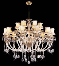 O lúmen alto 18 ilumina a iluminação do candelabro do cristal de 1050 x de 820mm/iluminação comercial do pendente do diodo emissor de luz