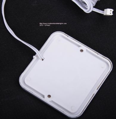 Detector de alumínio do sensor de movimento dos plásticos brancos mornos dos dispositivos elétricos de iluminação do diodo emissor de luz da casa
