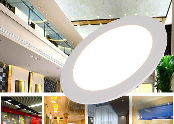 Luz de painel conduzida ultra fina redonda 8" interno do marfim 18W 220V - 240V
