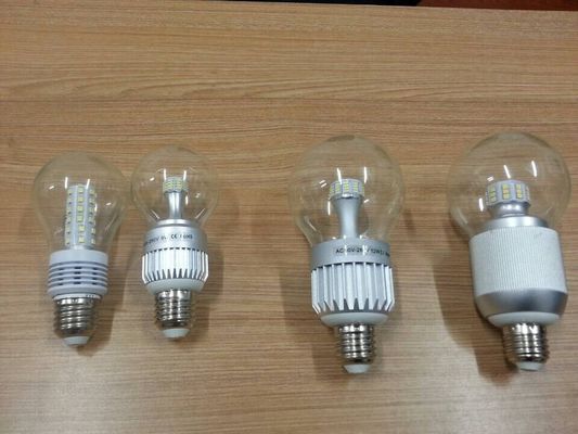 Alumínio + ampolas 9w do diodo emissor de luz da casa de vidro com ângulo de feixe de 360 graus