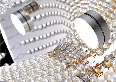 Diodo emissor de luz de cristal redondo moderno das luzes de teto 30w para a sala de jantar/decoração de vida de Romm
