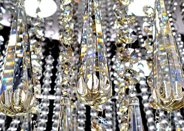 Diodo emissor de luz de cristal redondo moderno das luzes de teto 30w para a sala de jantar/decoração de vida de Romm