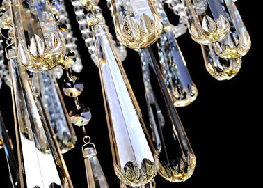 Diodo emissor de luz de cristal redondo moderno das luzes de teto 30w para a sala de jantar/decoração de vida de Romm
