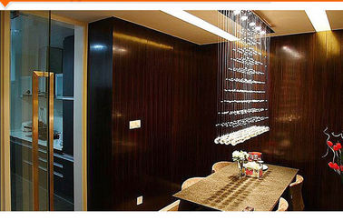 220V/110v refrigeram o revestimento dourado de cristal branco das luzes de teto do diodo emissor de luz 18W