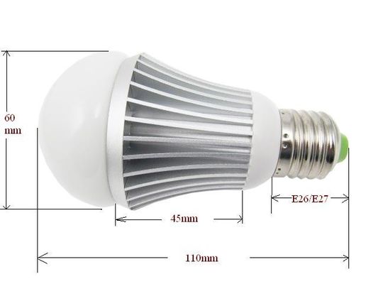 Ampolas AC85 do globo do diodo emissor de luz do poder superior 5W E27 - 265V/DC12V/DC24V conduziram lâmpadas do bulbo