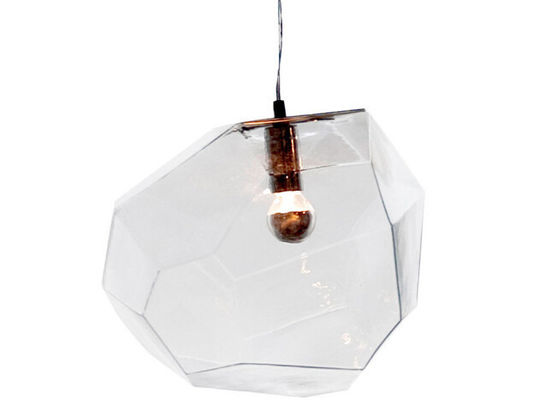 Lâmpada de pendente de vidro da luz moderna transparente da suspensão para a decoração do restaurante/barra