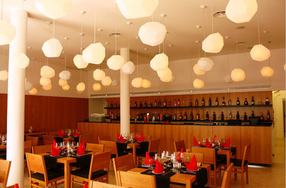 Lâmpada de pendente de vidro da luz moderna transparente da suspensão para a decoração do restaurante/barra