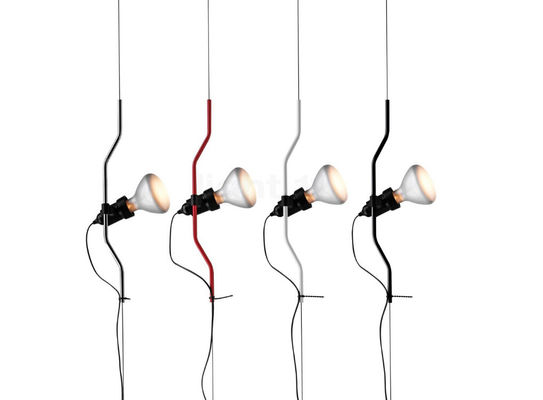 Assoalho minimalista de Parentesi à luz do aço carbono da lâmpada do teto com forma tubular