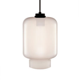 Lâmpada de pendente luxuoso da garrafa da forma de vidro clara, dispositivos elétricos de iluminação industriais