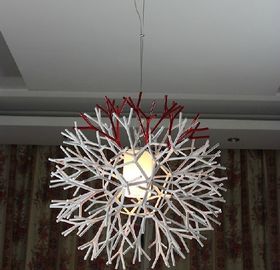 Craft o pendente coral que ilumina a luz moderna da suspensão popular para o projeto do hotel