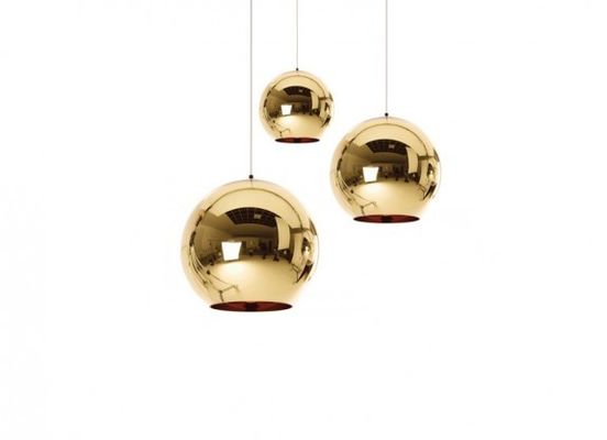 Luz moderna contemporânea do pendente do cobre da luz da suspensão por Tom Dixon