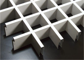 material de construção grating moderno do teto da grade do metal para sistemas de suspensão do teto