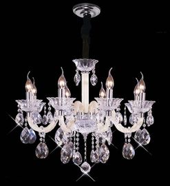24 candelabros de cristal da suspensão da base dos braços E14 que leve o fabricante