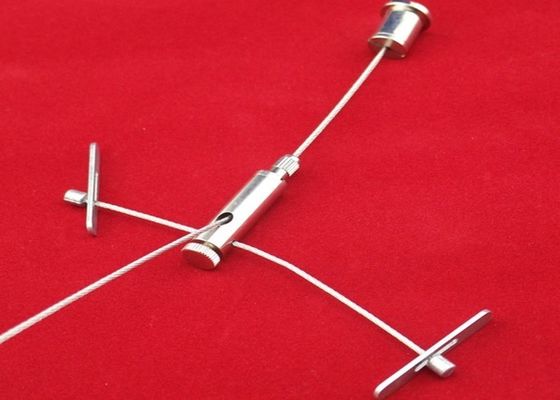 1,0 milímetros/1,6 milímetros de cabo de aço inoxidável do prendedor da cruz da saída lateral do jogo da luz do pendente do fio do cabo para o dispositivo elétrico claro