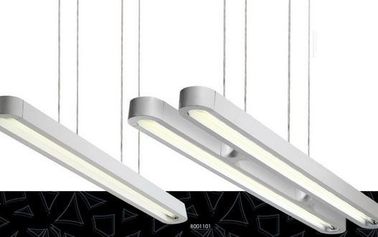 Iluminação de alumínio de suspensão do pendente do PC das luzes de teto da tira T5 dobro do escritório