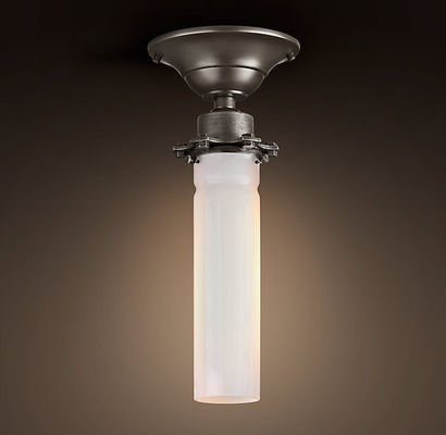 Luz de teto branca do armazém do leite, lâmpada do teto da vela para a sala de visitas