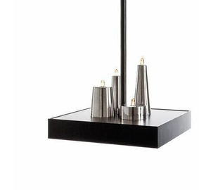 Em volta de ou o metal quadrado conduziu candelabros Subtly de suspensão brilhantes das luzes do candelabro