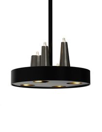 Em volta de ou o metal quadrado conduziu candelabros Subtly de suspensão brilhantes das luzes do candelabro