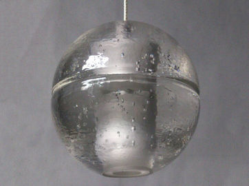 Pendente de suspensão da bola moderna do cristal que ilumina o candelabro decorativo do diodo emissor de luz