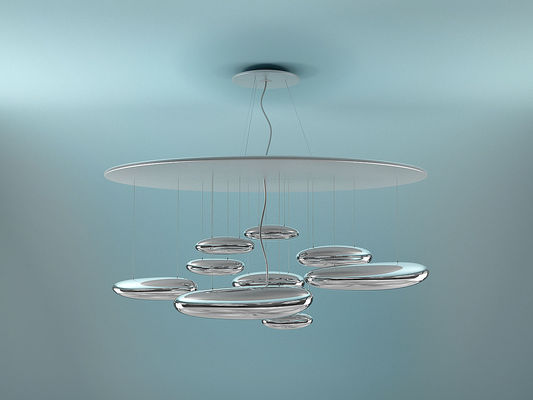 O cromo moderno Skydro conduziu luzes do candelabro com materiais do ABS Zinc+alloy para a decoração comercial da iluminação