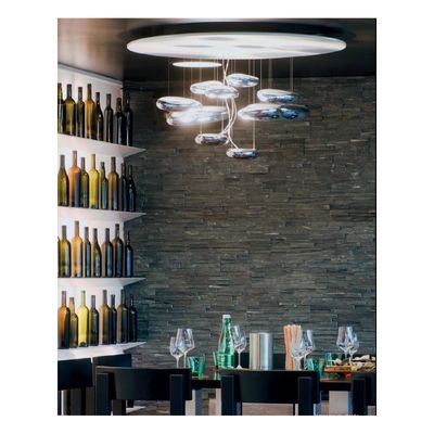 O cromo moderno Skydro conduziu luzes do candelabro com materiais do ABS Zinc+alloy para a decoração comercial da iluminação