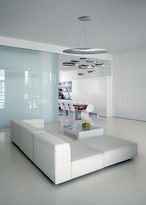 O cromo moderno Skydro conduziu luzes do candelabro com materiais do ABS Zinc+alloy para a decoração comercial da iluminação