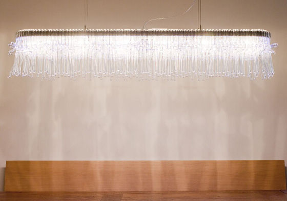 O vidro de Trasparent conduziu luzes do candelabro para a decoração da sala de visitas