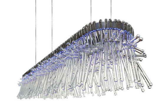 O vidro de Trasparent conduziu luzes do candelabro para a decoração da sala de visitas