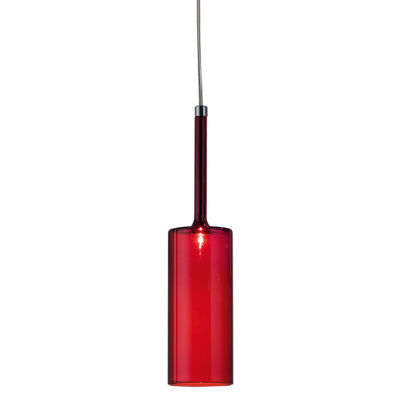 Colora candelabros conduzidos modernos da forma, lâmpada de pendente G9 da garrafa de vidro