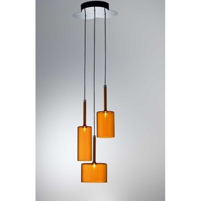 Colora candelabros conduzidos modernos da forma, lâmpada de pendente G9 da garrafa de vidro