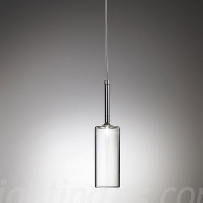 Colora candelabros conduzidos modernos da forma, lâmpada de pendente G9 da garrafa de vidro