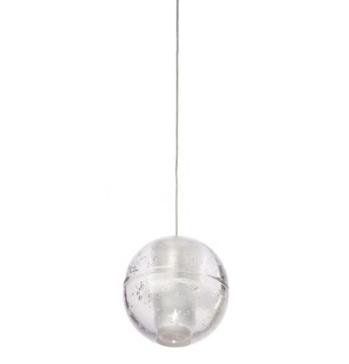 A bola clara do cristal conduziu o pendente suspendido transparente das luzes do candelabro